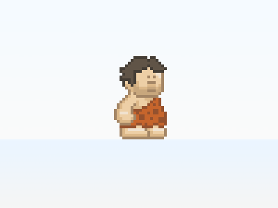 Caveman 2 (animated) animation game gif platform run sprite