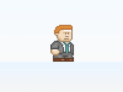 Modern Man (animated) animation game gif platform run sprite