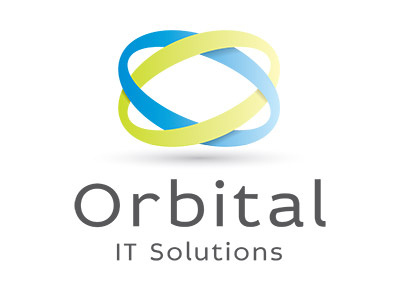 Orbital IT Solutions logo abstract brand circles logo rings symbol