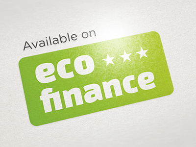 Finance logo credit eco financial green logo money stars