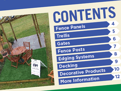 Garden Centre Catalogue 1 brochure contents indesign page layout print