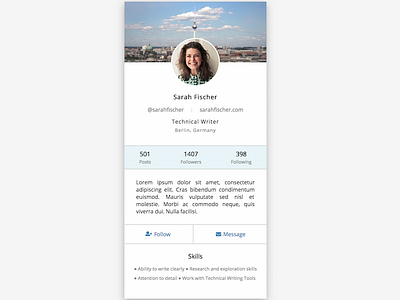 User Profile