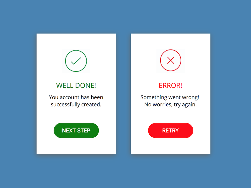 Flash Message by Ilona | Product Maker on Dribbble