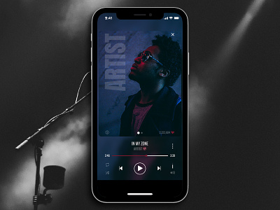 Music App Concept app iphone music ui ux