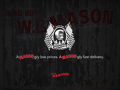 W.B. Mason Rebrand Concept brand branding concept rebrand refresh tagline update w. b. mason wb mason wbmason