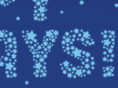 Happy Holidays 2 blue color design illustration star type typography
