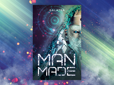Man Made - Sci-Fi Book Cover Design