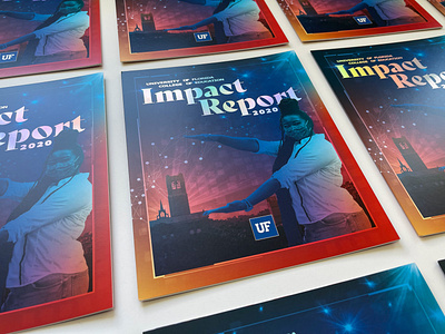 2020 College of Education Impact Report branding college of education design education foil print design report uf university of florida