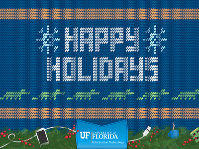 Holiday Image for UFIT gators holiday illustration sweater uf