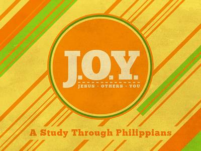 Joy advertising christian church joy vector