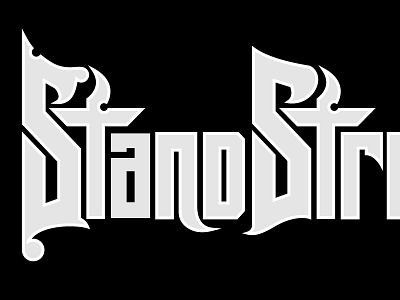 Stand Strong christian church lettering type