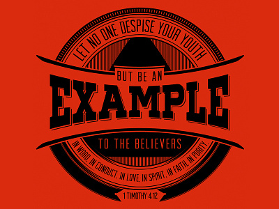 Be An Example bible christian shirt t t shirt verse