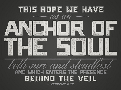 This hope we have anchor bible christian quote t shirt typography