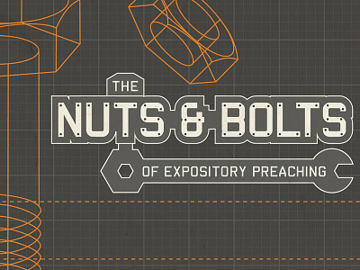 Nuts and Bolts advertising bolts christian design icon logo nuts