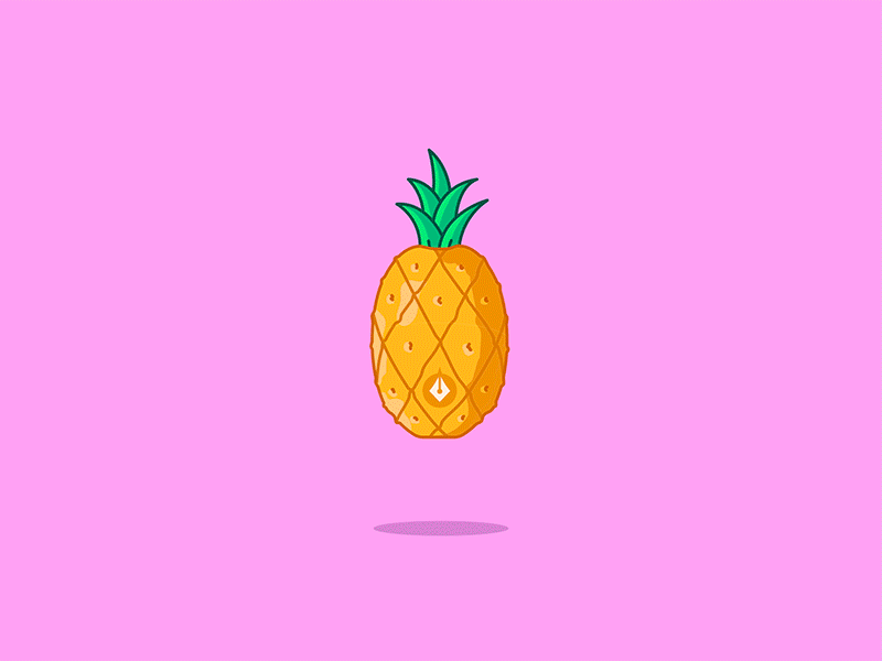 Pineapple animation fruit gif graphic design illustration juice pineapple pineapple juice piña colada summer