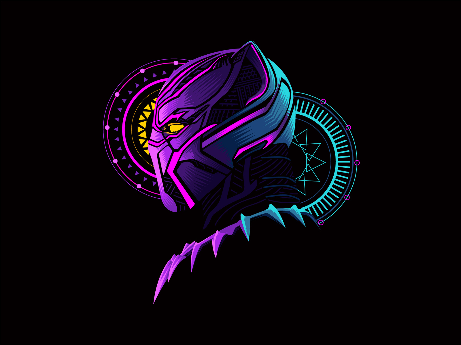 Black Panther ! by Vectto on Dribbble