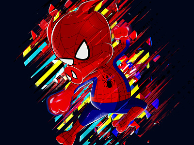Peter Porker as Spider - Ham avenger fanart hero pork spider spiderman superhero