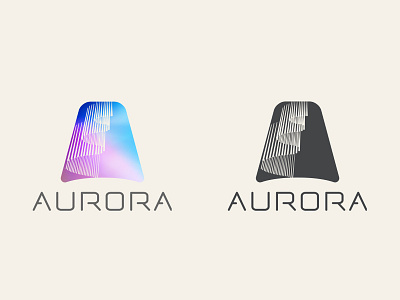 Logo Aurora brand branding logo vector