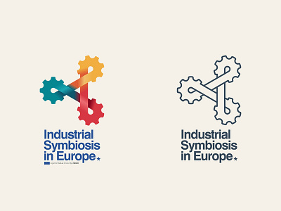 Logo Industrial Symbiosis brand branding logo