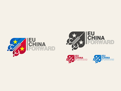 Logo EU China Fwd 2019 brand branding logo