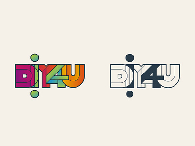 Logo Diy4u brand branding logo