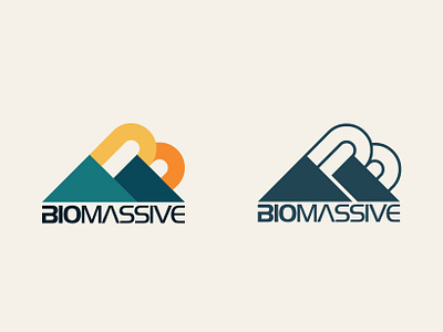 Logo Biomassive brand branding logo