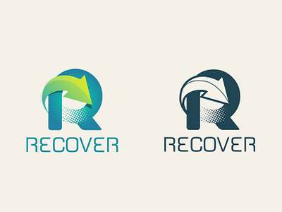 Logo Recover brand branding logo
