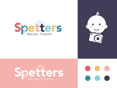 Spetters Baby Spa branding design graphic design logo vector