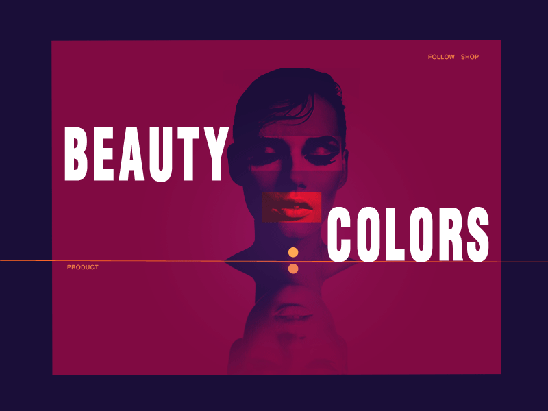 Beautycolors color dailyui design fashion gif psd ui web