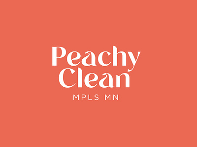 Peachy Clean Logo