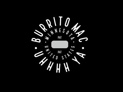 Burrito Mac branding branding design burrito design illustration logo logo design minnesota typography vector
