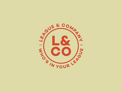 League & Company branding design logo logo design typography vector