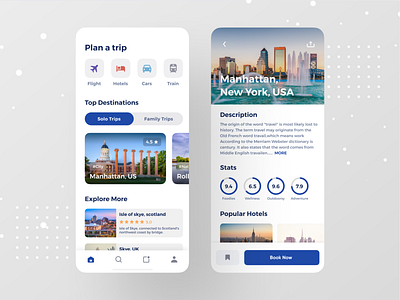 Travel App booking app car rental flight app flight booking food app hotel app hotel booking mobile app rental search social app ticket app ticket booking train travel agency travel app trip trip planner ui ux