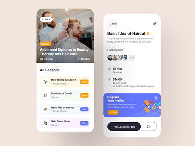 Salon Management App designs, themes, templates and downloadable graphic  elements on Dribbble
