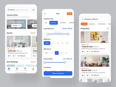 Real Estate - Mobile App apartment booking app building crm dashboad halal halal design development home rental hotel house mobile app property real estate real estate agency realestate realestateagent rent rental app restaurant app social app