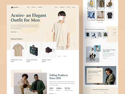 E-commerce Website Landing Page