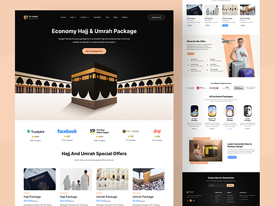 Hajj & Umrah Agency Website