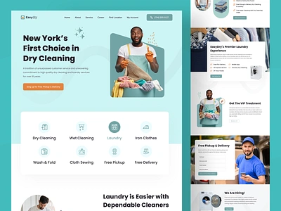 Laundry service provider website landing page booking dry clean service website freelancer halal hiring ironing laundry service laundry service startup laundry website nasim professional recruiting service app service provider web startups startups websites uiux design washing web design website landing page