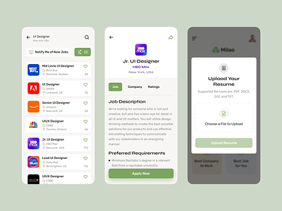Job Search Platform - Mobile App