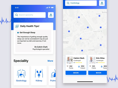 Healthcare App Design Concept android app appointment design doctor doctor app health health app health care healthcare app home care hospital ios app medical app mobile app mobile app design product ui ux