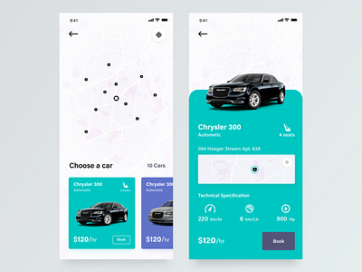 Car Rental App app booking app cab booking car car app car booking car sharing concept design ios app mobile app product rental app ride sharing taxi app