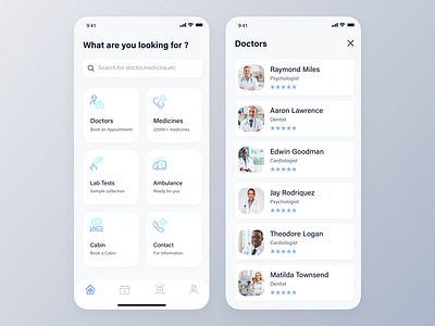 Healthcare App Design Concept