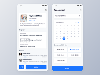 Healthcare App Design Concept