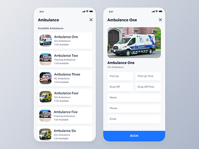 Healthcare App Design Concept ambulance app appointment booking app design health app healthcare ios app medical app mobile app product ui ux