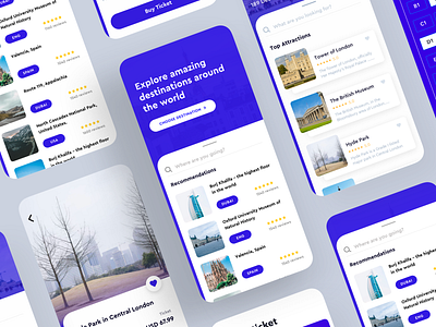 Travel App agency landing page agency website app booking booking app card dashboad design food app ios app map ui product restaurant app social app social media app task management todo app travel agent travel app ux