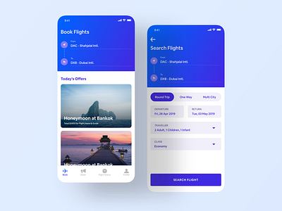 Flight Booking App - Behance Case Study agency behance project blue card case study fashion flight app flight booking flight booking app food product social app travel travel app