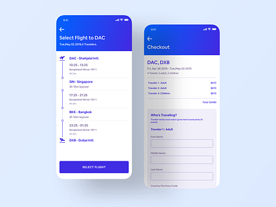 Flight Booking App - Behance Case Study app card checkout design financial app flight app flight booking flight booking app food app ios app mobile app product social app start up travel app ui ux