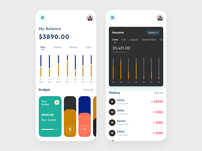 Financial App booking app budget crypto wallet cryptocurrency dashboard finance finance app finance business financial food app health app illustration interaction design media player money management music app planner social app todo list wallet app