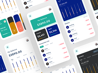 Financial App booking app budget card crypto wallet cryptocurrency dashboard exchange finance app financial financial app food app ios 13 ios app mobile app money management planner social app to do app travel app wallet app