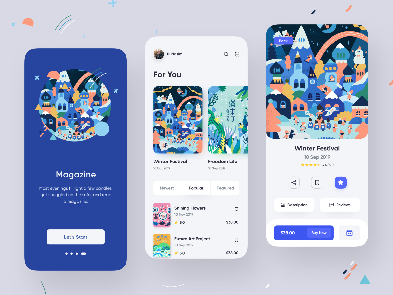 Magazine Store Mobile App by Nasim ⛹🏻‍♂️ on Dribbble